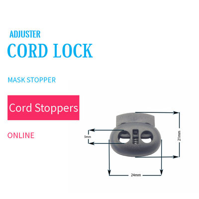Cord Stopper Cord Lock Black Color
